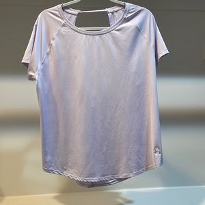 Purple athletic shirt